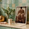 Modern Nude Male Photography Wall Poster