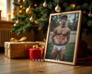 Minimal Nude Male Art Print Download