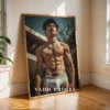 Clean Nude Male Wall Decor Digital Art