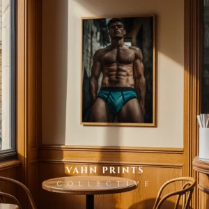 Contemporary Naked Male Wall Art Printable