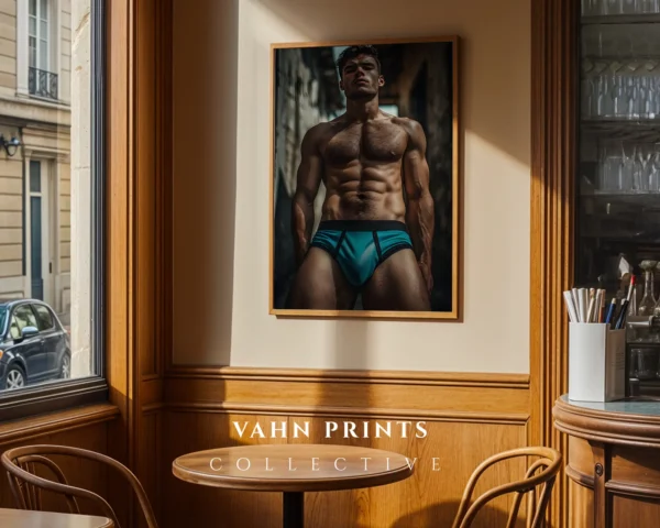 Contemporary Naked Male Wall Art Printable