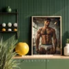 Naked Male Photo Art Modern Decor