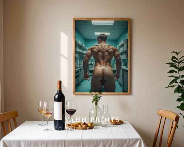 Gallery Style Naked Male Photography Print