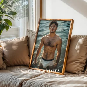 Soft Light Naked Male Photography Print
