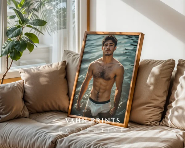 Soft Light Naked Male Photography Print