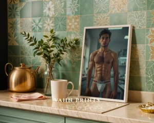 Clean Naked Male Art Instant Download