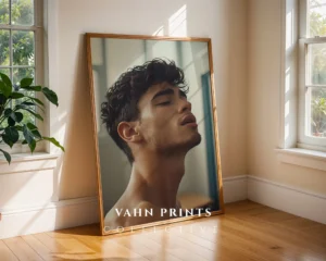 Modern Naked Male Wall Poster Printable