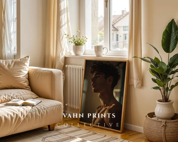 Balanced Naked Male Photo Wall Decor