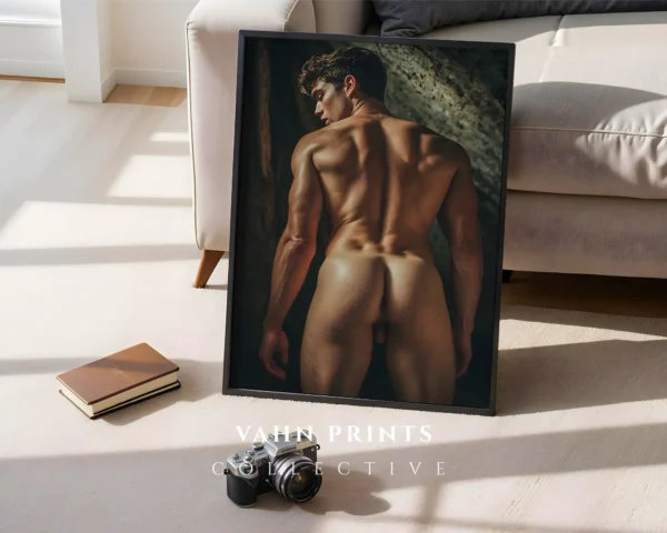 Contemporary Naked Male Art Print
