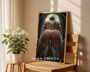 Museum Style Naked Male Wall Art