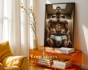 Clean Naked Male Art Printable