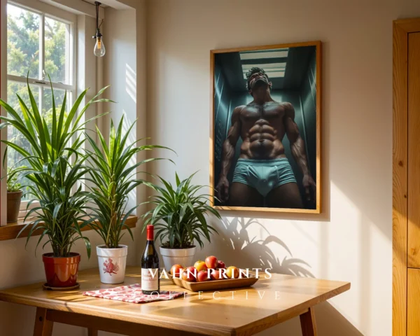 Modern Naked Male Anatomy Photo Art