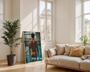 Elegant Naked Male Photography Wall Decor