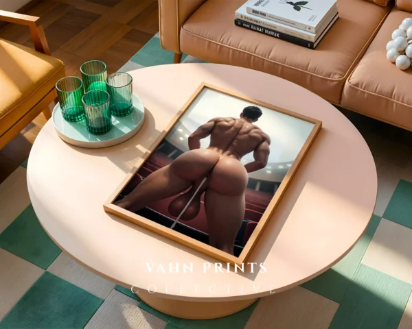 Classic Naked Male Photo Wall Art