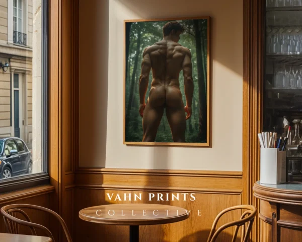 Contemporary Naked Male Photo Wall Art