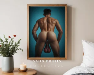 Modern Naked Male Body Photo Art