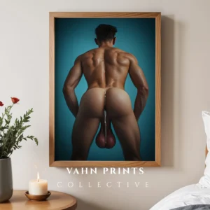 Modern Naked Male Body Photo Art