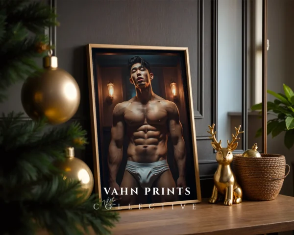 Modern Naked Male Wall Art Photo