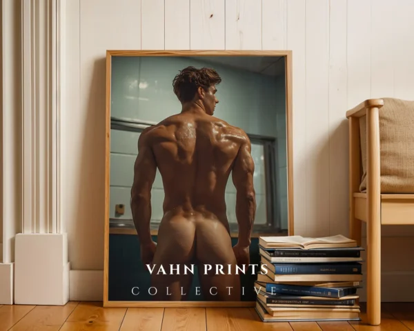 Minimal Naked Male Photography Print