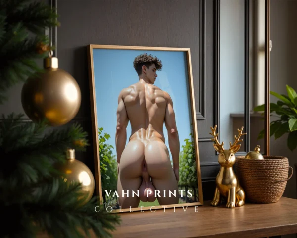 Contemporary Naked Male Wall Art Photo