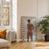 Clean Naked Male Photo Art Print