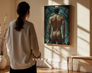 Tasteful Naked Male Photo Wall Art