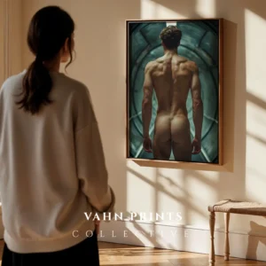Tasteful Naked Male Photo Wall Art