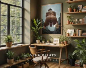 Hot Guy Photography Wall Art Printable Poster