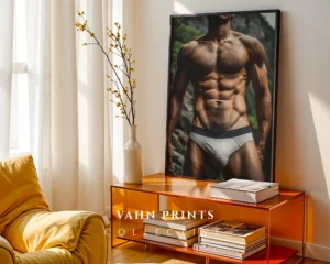 Clean Attractive Male Photography Print