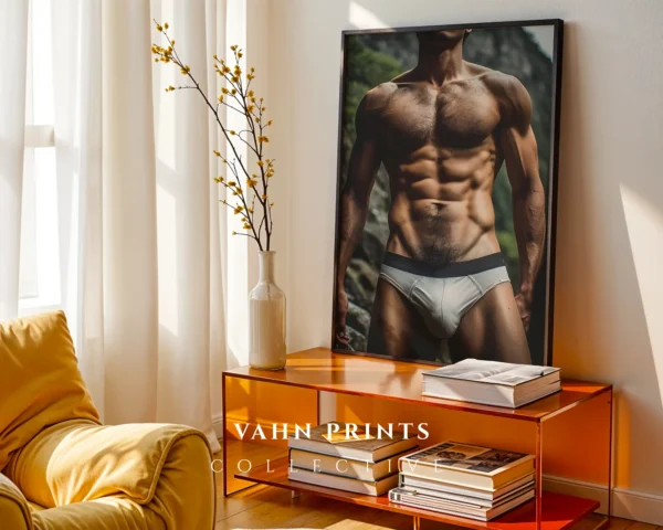 Clean Attractive Male Photography Print