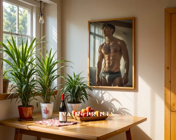 P1185c_m1 Hot Male Photo Wall Art Instant Download