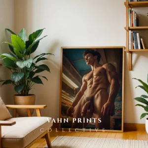 Attractive Man Photography Printable Poster