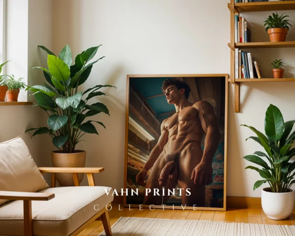 Attractive Man Photography Printable Poster