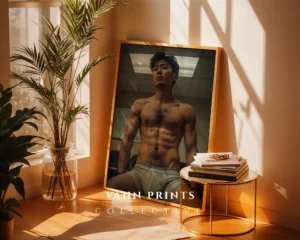Handsome Man Photo Art Printable