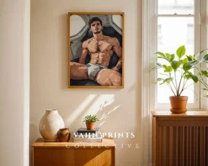 P1204c_m1 Hot Guy Wall Art Photo Download