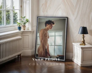 Hot Guy Portrait Wall Art Poster