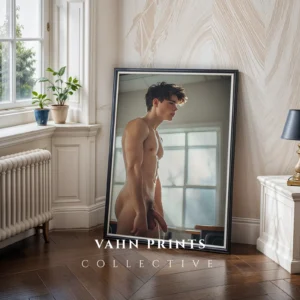 Hot Guy Portrait Wall Art Poster