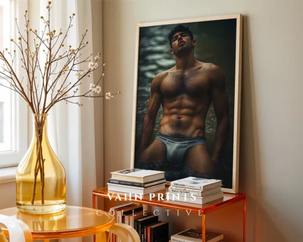 P1216c_m1 Hot Guy Photo Wall Art Instant