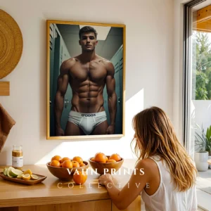 Modern Handsome Male Photo Art
