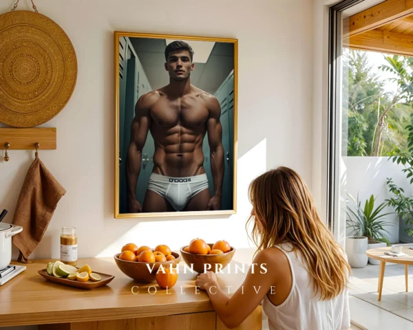 Modern Handsome Male Photo Art