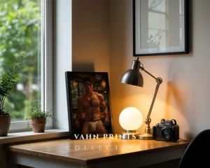 P1225c_m1 Hot Male Portrait Wall Decor