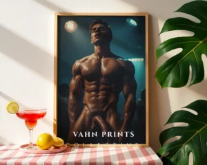 Fine Art Male Body Photography Wall Art Print Instant Digital Download