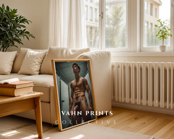 Elegant Male Body Photography Wall Art Print Digital Download