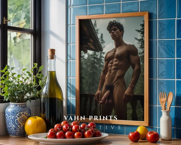 Contemporary Male Body Photography Wall Art Print Digital Poster