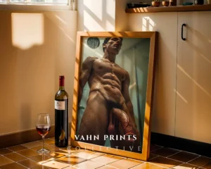 Art Nude Male Body Photography Wall Art Printable Poster