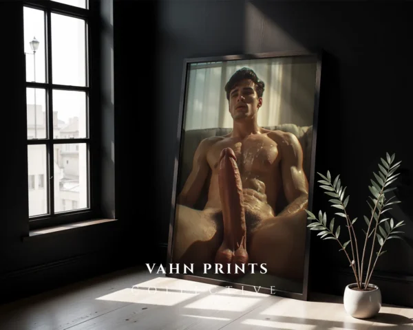 Studio Male Body Photography Wall Art Printable Decor