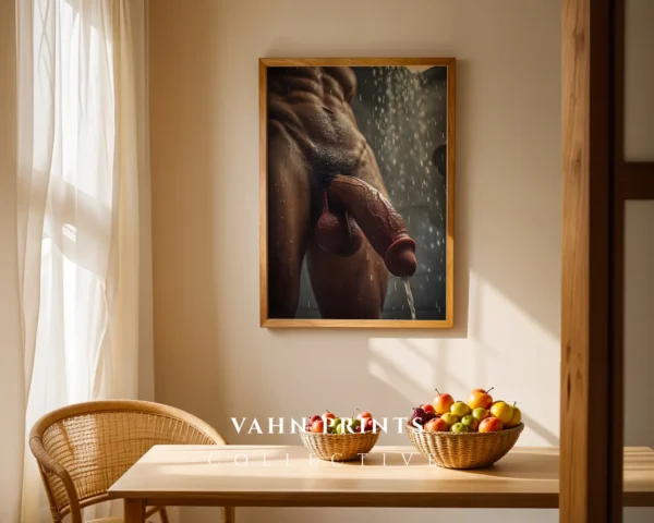 Gallery Style Male Body Photography Wall Art Print Decor