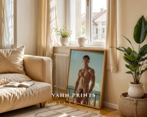 Classic Form Male Body Photography Wall Art Print Digital