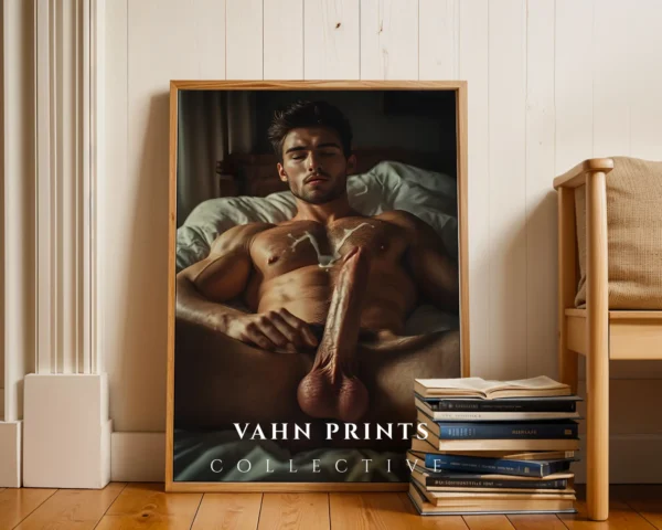 Stylish Male Body Photography Wall Art Print Decor