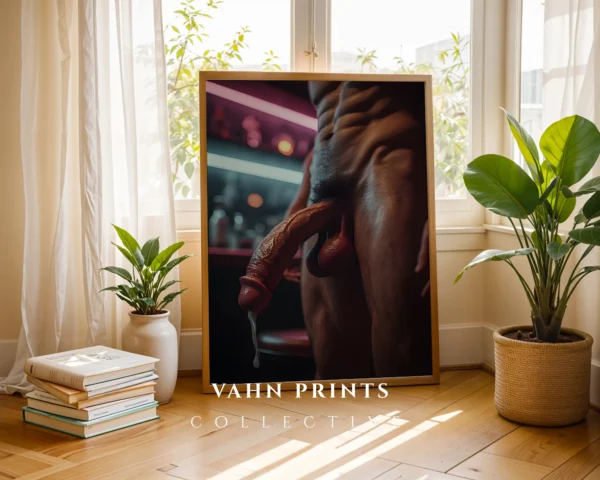 P228c_m1 Balanced Male Body Photography Wall Art Printable Poster